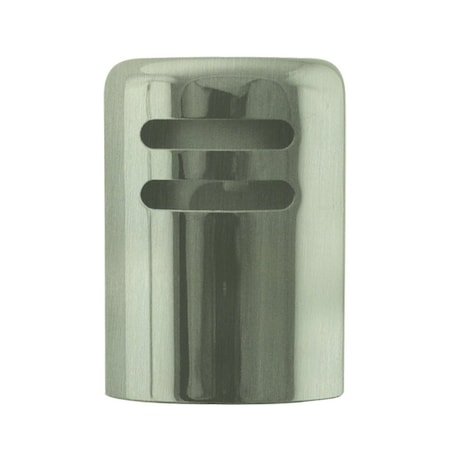 Westbrass 1-5/8" x 2-1/4" Solid Brass Air Gap Cap Only, Non-Skirted, Polished Nickel D201-05